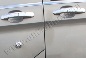 Omsa_Line Накладки на дверные ручки, нерж., 3 двери - 7 шт. FORD (форд) Tourneo Custom 13- - Автоаксессуары и тюнинг
