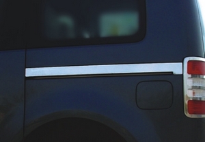 Omsa_Line Накладки на направляющие раздвижных дверей (Maxi) , 2 части VW Caddy/кадди 08- - Автоаксессуары и тюнинг