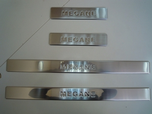 Omsa_Line Накладки на пороги, нерж., 4 части RENAULT (рено) Megane/меган III 10- - Автоаксессуары и тюнинг