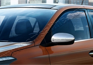Omsa_Line Накладки на зеркала, нерж., 2 части HYUNDAI (хендай) i20 13- - Автоаксессуары и тюнинг