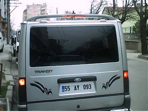 Omsa_Line Спойлер со стоп-сигналом, грунт (280-330) FORD (форд) Transit/транзит 06-11 - Автоаксессуары и тюнинг