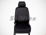 Seintex Чехлы на сиденья (экокожа) , цвет - чёрный HONDA (хонда) CRV 12-14