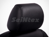 Seintex Чехлы на сиденья (экокожа) , цвет - чёрный HYUNDAI (хендай) Santa FE 12-15