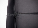 Seintex Чехлы на сиденья (экокожа) , цвет - чёрный + серый HYUNDAI (хендай) Santa FE 12-15