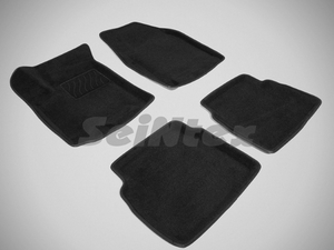 Seintex Коврики салона текстильные 3D, чёрные CHEVROLET (шевроле) Aveo/авео 06-11 - Автоаксессуары и тюнинг