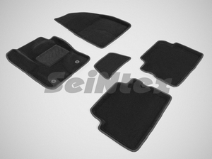 Seintex Коврики салона текстильные 3D, чёрные FORD (форд) Kuga/куга 13- - Автоаксессуары и тюнинг