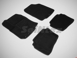 Seintex Коврики салона текстильные 3D, чёрные HYUNDAI (хендай) i20 09-12