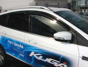 SIM Дефлекторы боковых окон, темные, 4 части FORD (форд) Kuga/куга 13- - Автоаксессуары и тюнинг