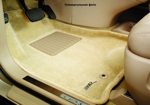 Sotra Коврики салона текстильные 3D Lux с бортиком, бежевые LAND ROVER (ленд ровер)/ROVER Range Rover Sport 14- - Автоаксессуары и тюнинг
