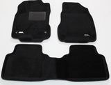 Sotra Коврики салона текстильные 3D VIP с бортиком, черные (3 ряда сид.) , без консоли FORD (форд) Explorer 10-