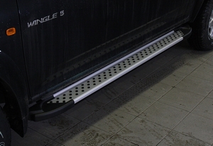 Souz-96 Пороги алюминиевый профиль GREAT WALL (грейт вол) Wingle/вингл 5 11- - Автоаксессуары и тюнинг