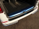 ТСС Накладка на задний бампер (лист зеркальный) VW T6 Multivan 15-