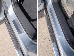 ТСС Накладки на пороги (лист шлифованный) 1 мм MAZDA (мазда) CX-5/CX 5 15- - Автоаксессуары и тюнинг