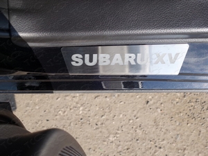 ТСС Накладки на пороги (лист зеркальный надпись Subaru XV) SUBARU (субару) XV 12- - Автоаксессуары и тюнинг