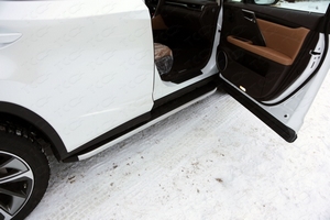 ТСС Пороги алюминиевые с пластиковой накладкой 1820 мм LEXUS (лексус) RX200t 16- - Автоаксессуары и тюнинг