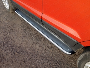 ТСС Пороги с площадкой 42, 4 мм (нерж. лист) FORD (форд) Ecosport 14- - Автоаксессуары и тюнинг