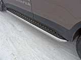 ТСС Пороги с площадкой 60, 3 мм (для авто 2016 г.в.) HYUNDAI (хендай) Grand/Грандр Santa Fe/санта фе 13-