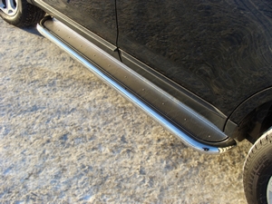 ТСС Пороги с площадкой 60, 3 мм (нерж. лист) FORD (форд) Edge 14- - Автоаксессуары и тюнинг
