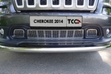 ТСС Защита передняя нижняя 60, 3 мм (Sport, Longitude, Limited) JEEP (джип) Cherokee/чероки 14-