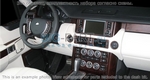 Накладки на торпеду Land Rover Range Rover 2007-2009 полный набор, Автоматическая коробка передач