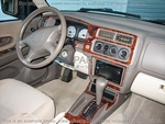 Накладки на торпеду Mitsubishi Pajero/паджеро Sport/Montero Sport 1998-2008 без Overhead, 24 элементов.