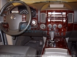 Накладки на торпеду Nissan Armada 2004-2007 полный набор, Navigation система, без Overhead