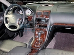 Накладки на торпеду Nissan Maxima 2002-2003 полный набор, Автоматическая коробка передач, без навигации, 