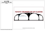 Накладки на торпеду Toyota 4 Runner 1999-2002 Cluster, 1элементов.