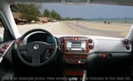 Накладки на торпеду Volkswagen Tiguan/тигуан 2013-UP Полный набор, с навигацией.