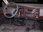Накладки на торпеду Dodge Dakota 2001-2001 4 двери, Bench Seats, без дверных панелей, 25 элементов.