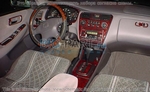 Накладки на торпеду Honda Accord/Аккорд 1998-2000 2 двери полный набор, 26 элементов, 