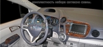 Накладки на торпеду Honda Insight 2010-UP полный набор, с навигацией