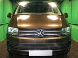 Allest Защита радиатора, чёрная, верх (6 частей) VW T6 Multivan/Caravelle 15-