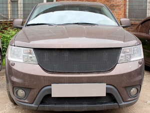 Allest Защита радиатора Premium, чёрная, низ FIAT (фиат) Freemont 13-15 - Автоаксессуары и тюнинг