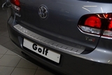 Alu-Frost Накладка на задний бампер профилированная с загибом, нерж. сталь (5D) VW Golf/гольф VI 10-