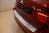 Alu-Frost Накладка на задний бампер профилированная с загибом, нерж. сталь BMW (бмв) X6 08-