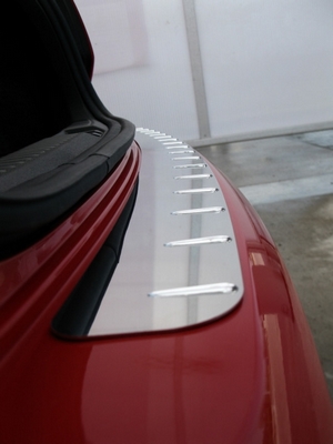 Alu-Frost Накладка на задний бампер с силиконом, нерж. сталь (Combi) FORD (форд) Mondeo/мондео 14- - Автоаксессуары и тюнинг