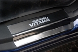 Alu-Frost Накладки на внутренние пороги с надписью, нерж. сталь, 3-х дверная модель SUZUKI (сузуки) Grand/Грандр Vitara/гранд витара 05-/08-/13-