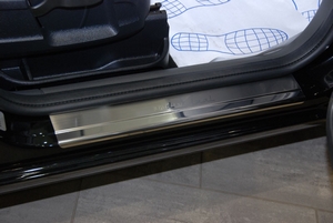 Alu-Frost Накладки на внутренние пороги с надписью, нерж. сталь, 4 шт. FORD (форд) C-Max 10- - Автоаксессуары и тюнинг