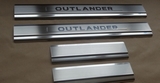Alu-Frost Накладки на внутренние пороги с надписью, нерж. сталь, 4 шт. MITSUBISHI (митсубиси) Outlander/оутлендер 07-12