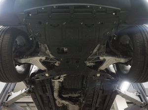 АВС-Дизайн Защита картера двигателя и кпп, композит 8 мм, 2 части (V- 3.0D) INFINITI (инфинити) QX70 13- - Автоаксессуары и тюнинг