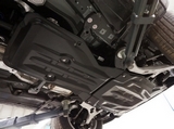 АВС-Дизайн Защита картера двигателя, кпп и рк, композит10 мм, 2 части (V-все, кроме 4, 1D) PORSCHE (порше) Cayenne/каен 10-