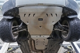 АВС-Дизайн Защита картера + КПП, из 2-х частей, алюминий (V-2, 0TD; 2, 8; 3, 0TD) BMW (бмв) X3 10-/14-