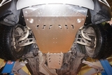 АВС-Дизайн Защита картера + КПП, из 2-х частей, с пыльниками, алюминий (V-3, 5; 3, 0TD) BMW (бмв) X5 10-13