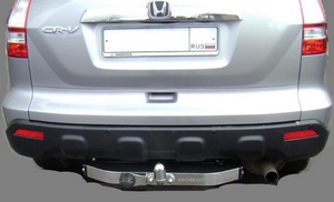 Baltex Фаркоп (50/1500кг) оцинкованный с нержав. пластиной (с логотипом) HONDA (хонда) CRV 07- - Автоаксессуары и тюнинг