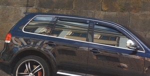 EGR Дефлекторы боковых окон, 4 части, темные VW Touareg/туарег 03-09 - Автоаксессуары и тюнинг