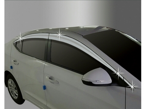 D640 Hyundai Elantra/элантра AD на новый кузов дефлектора хром 4+4 - Автоаксессуары и тюнинг