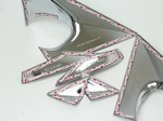 B433 Накладки на кронштейн крепления зеркал хромированные Hyundai Santa Fe/санта фе DM (2012 по н.в) 
