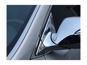 B433 Накладки на кронштейн крепления зеркал хромированные Hyundai Santa Fe/санта фе DM (2012 по н.в) - Автоаксессуары и тюнинг