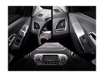 D407 Накладки панелей салона чёрный хром Hyundai Tucson ix 2013-2015